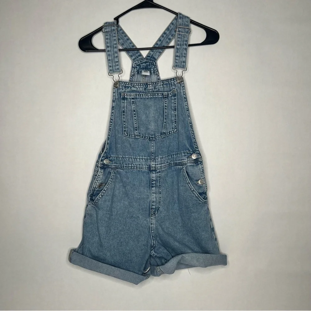 &DENIM BRAND Girls‎ Juniors Size 16 Denim Jeans Short Overalls Bibs Shortalls